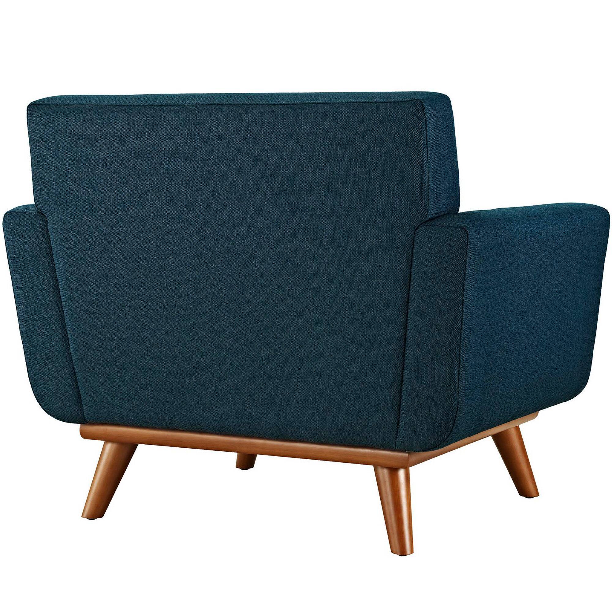 Back. Modway - Engage 2 Piece Armchair and Ottoman by Modway - Blue.