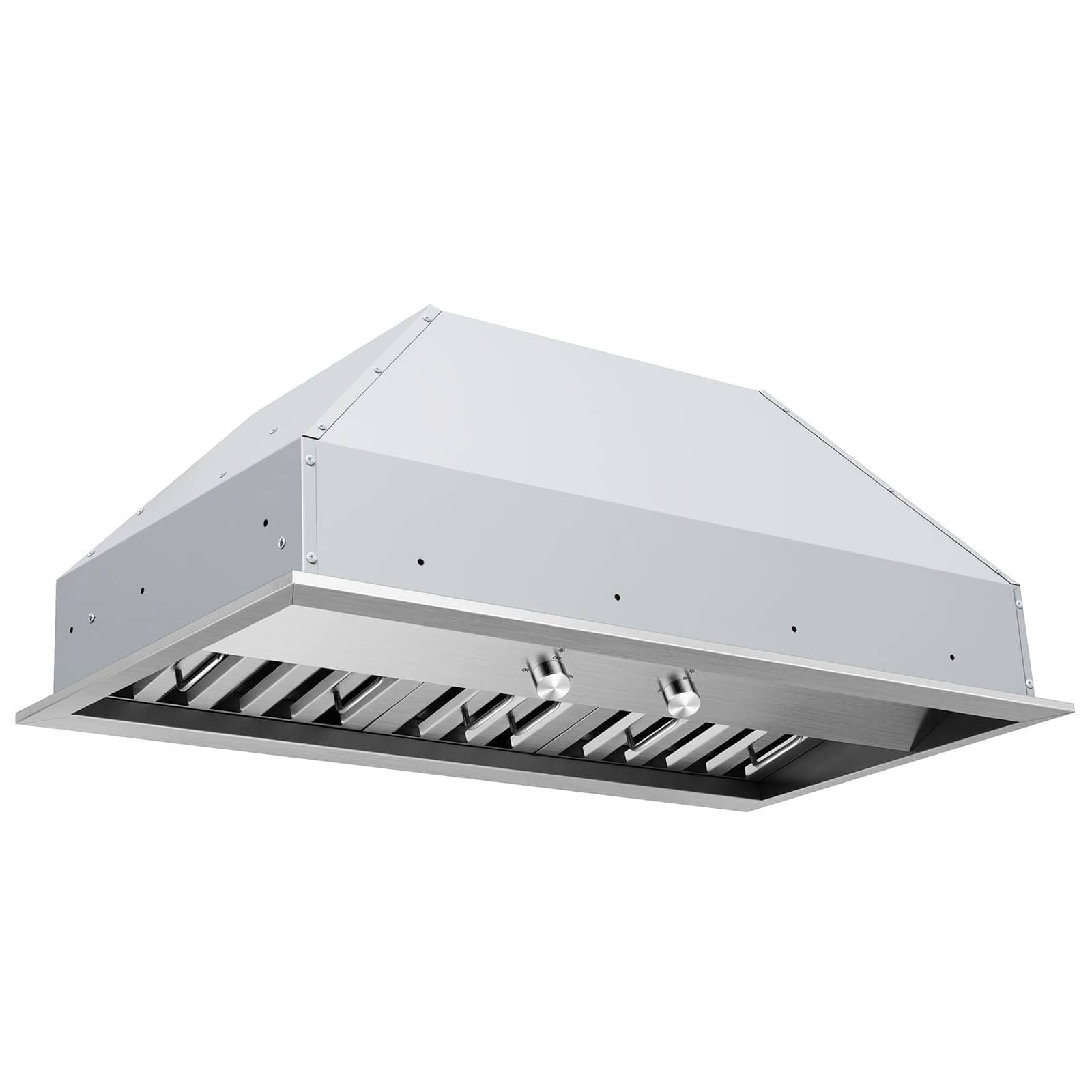 Hauslane - 36 inches - Convertible - Range Hood Insert - Silver