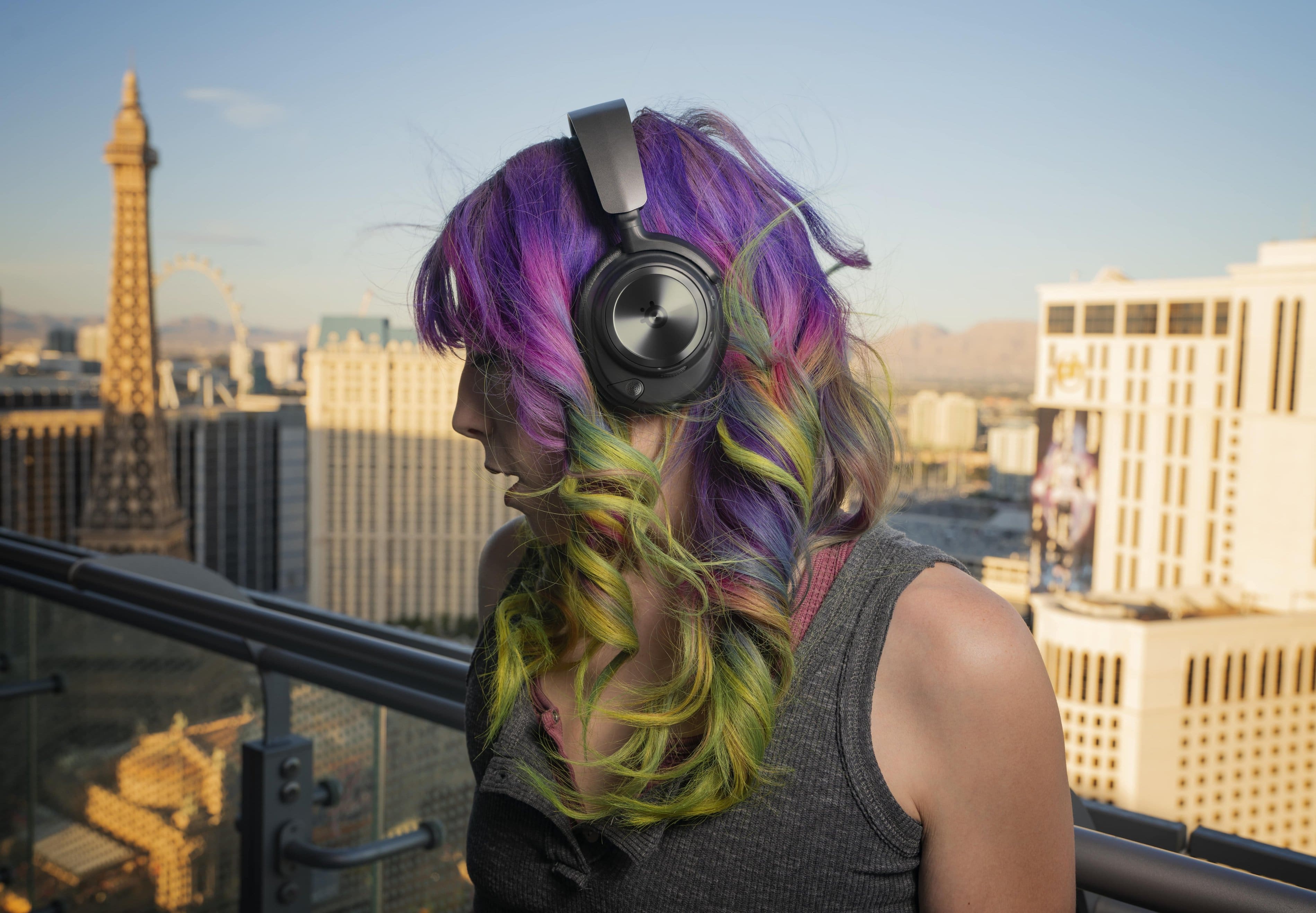 Alt View 23. SteelSeries - Arctis Nova Pro Wireless Multi Gaming Headset for PC, PS5, PS4, Switch - Black.