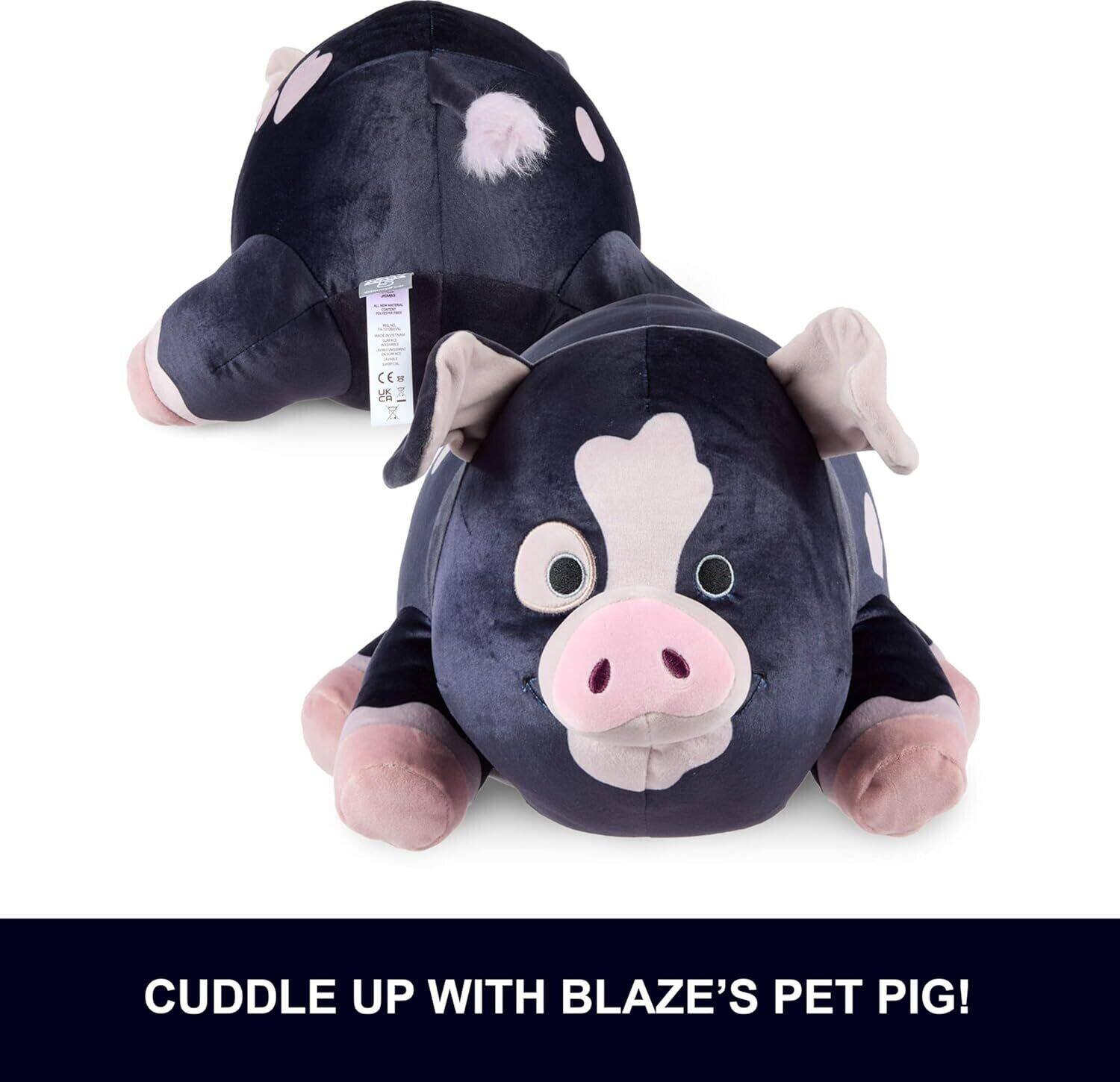 CUDDLE UP WITH BLAZE'S PET PIG!