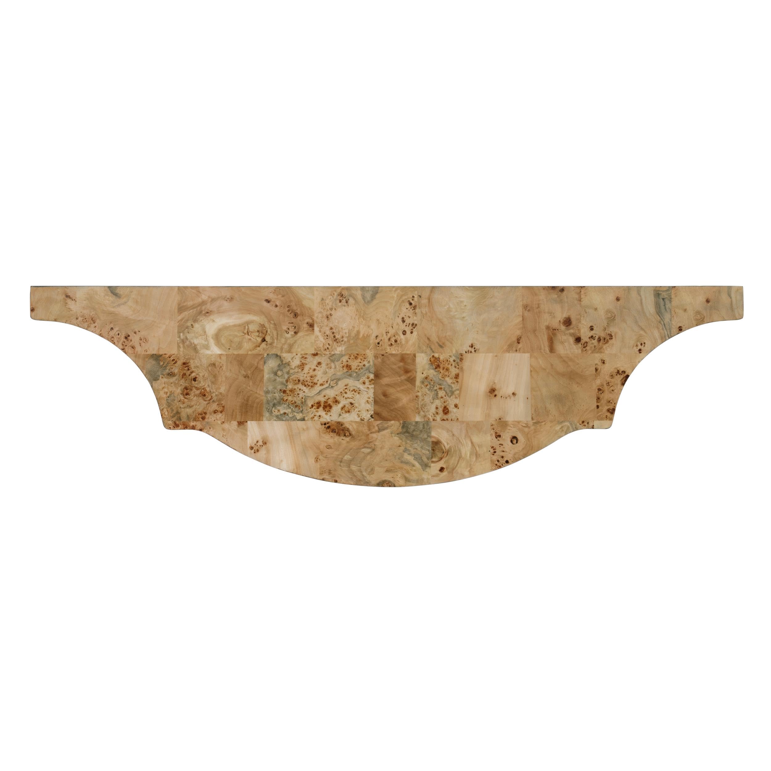 Alt View 2. Butler Specialty - Chester 54 in W Demilune Wood Traditional Console Table - Light Brown.