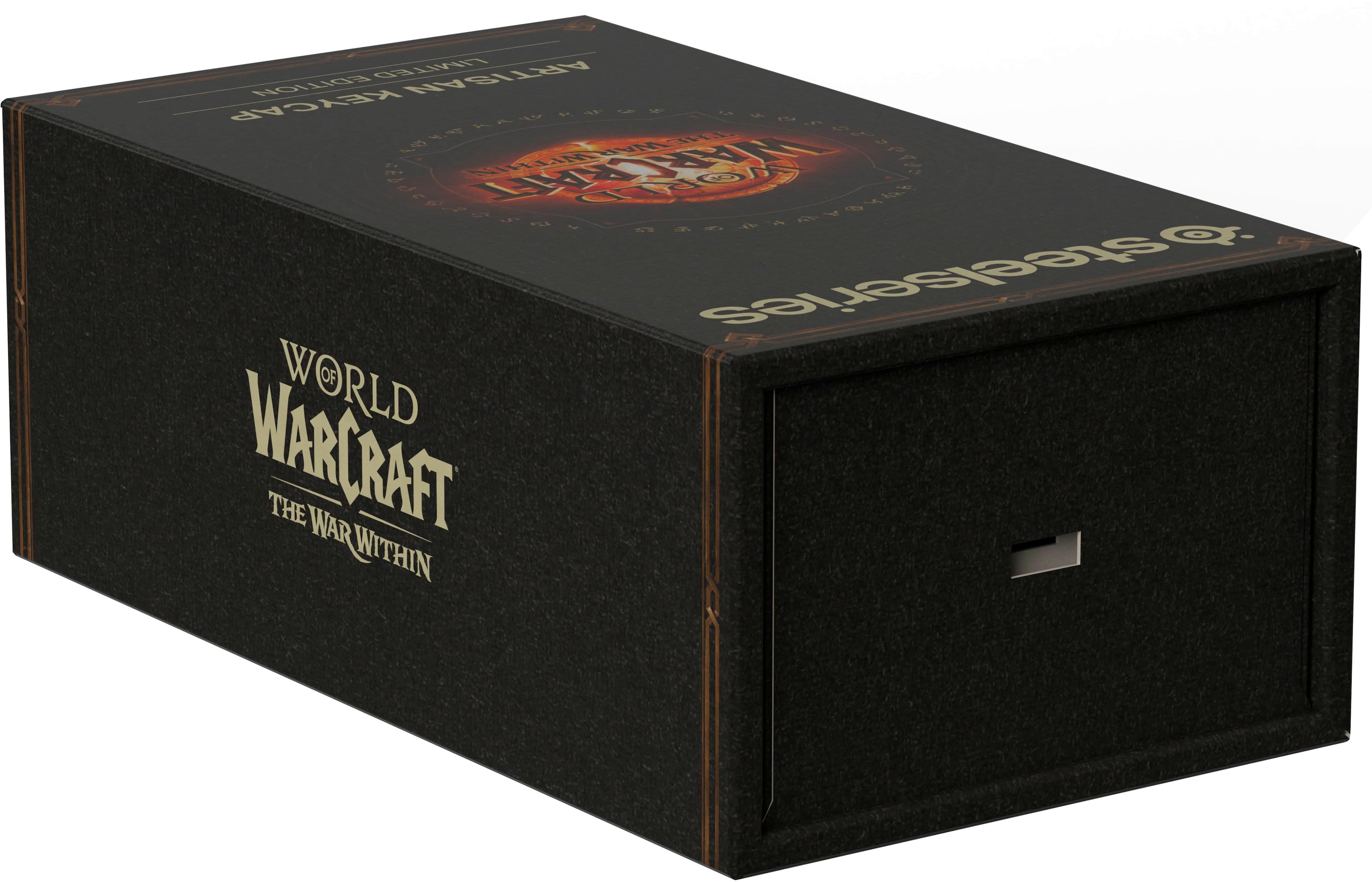 The text on the image reads: "World of Warcraft: The War Within Limited Artisan Edition Keycap Set."