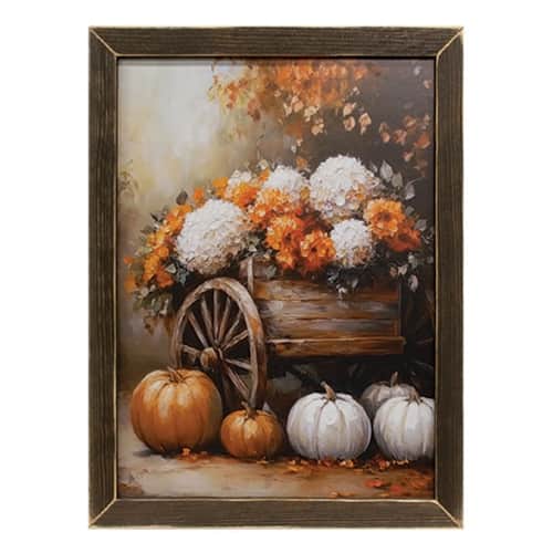 BreeBe - Mum Wagon Framed Print - 18x24 - Multicolor