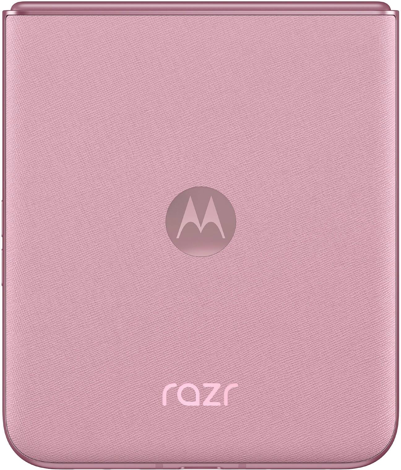 Alt View 1. Motorola - razr 2025 256GB (Unlocked) - PANTONE Parfait Pink.