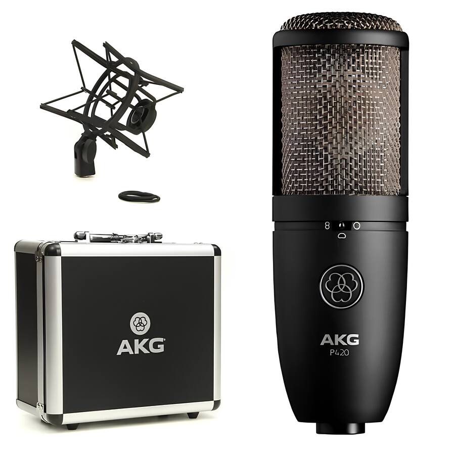 AKG Wired P420 Multi Pattern Studio Condenser Microphone AKG Wired P420 Multi Pattern Studio Condenser Microphone