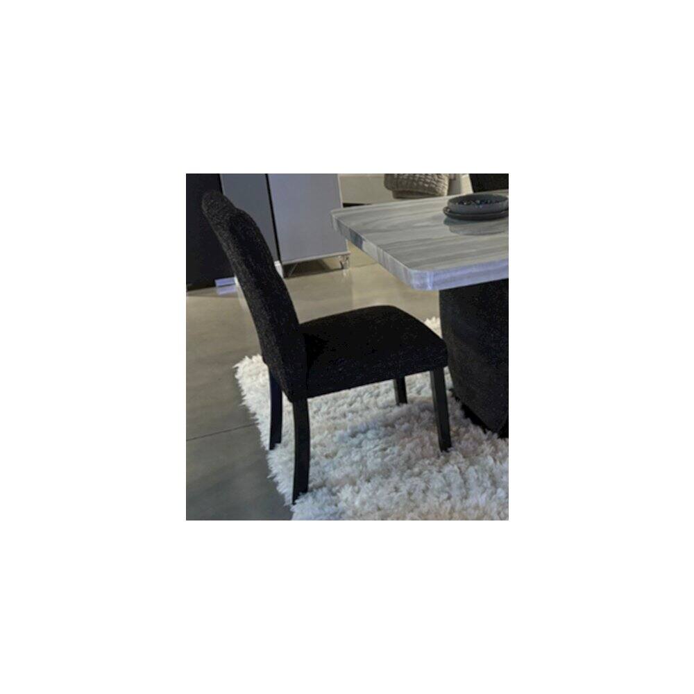 Left. Global Furniture USA - D2502 Black Dining Chair Kit Of 2 - Black.