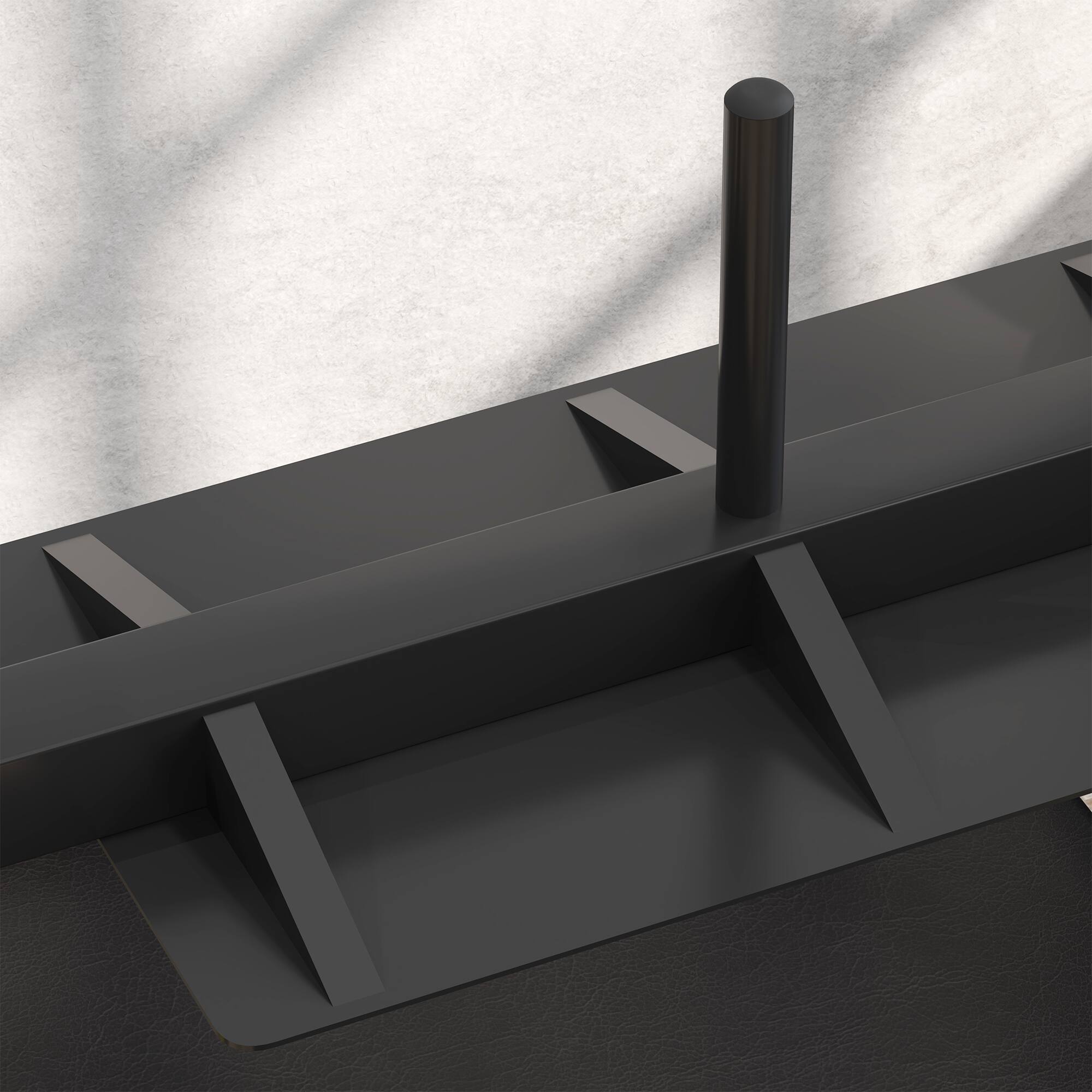 Alt View 4. Soozier - Soozier Vertical Leg Press Machine, 660LBS Capacity, Leg Strength Training Machine with Adjustable Leg, Back, and Head - Red.