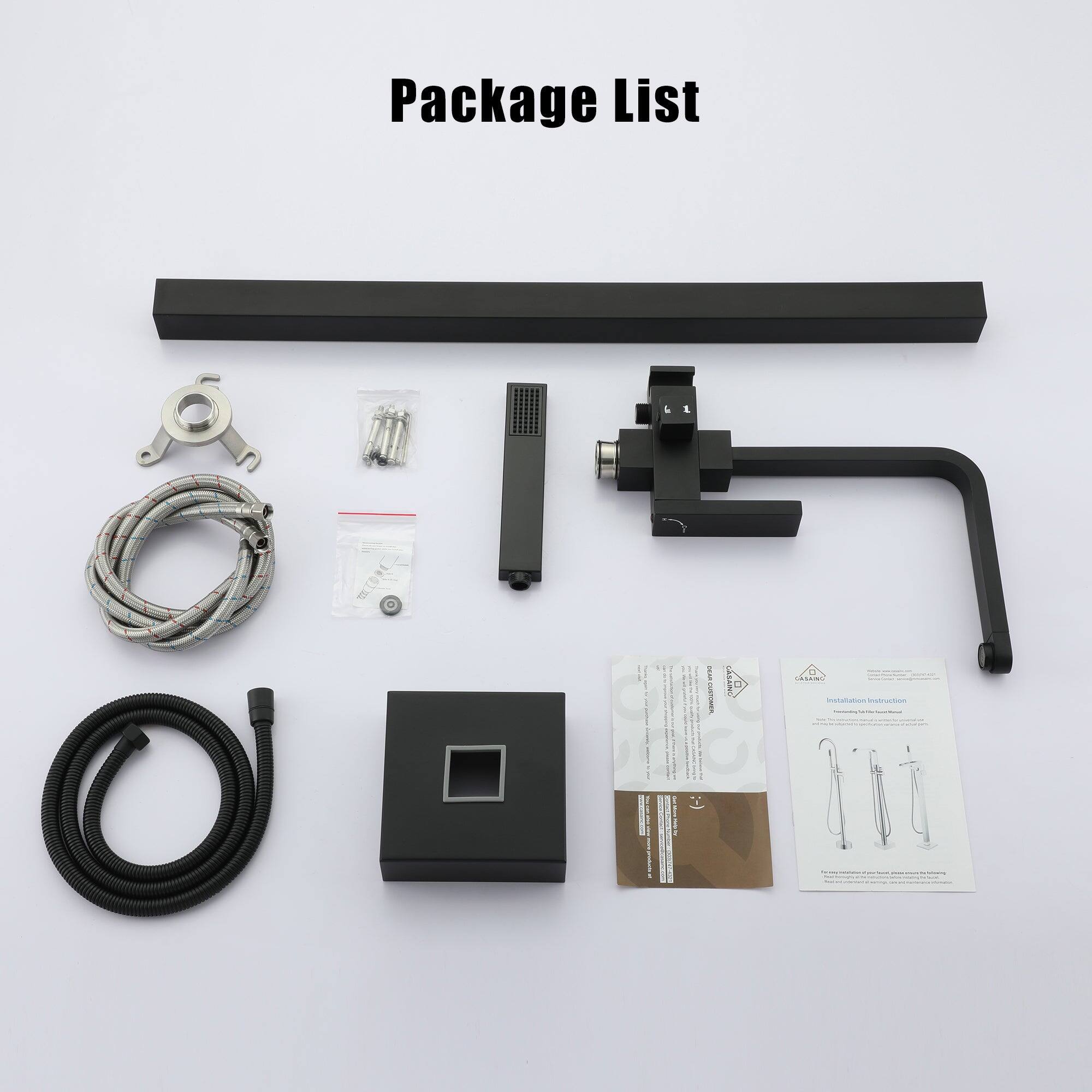 Package List: 1 - Installation Instruction