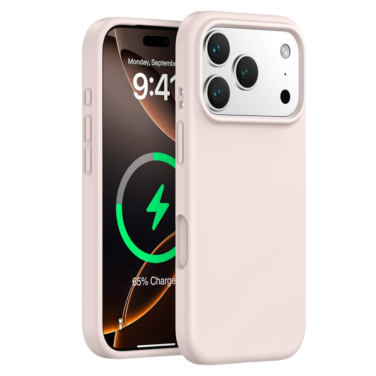 SaharaCase - Apple iPhone 17 Pro Silicone Case | Compatible with Magsafe | Smooth Finish | Venture Series - Desert Rose