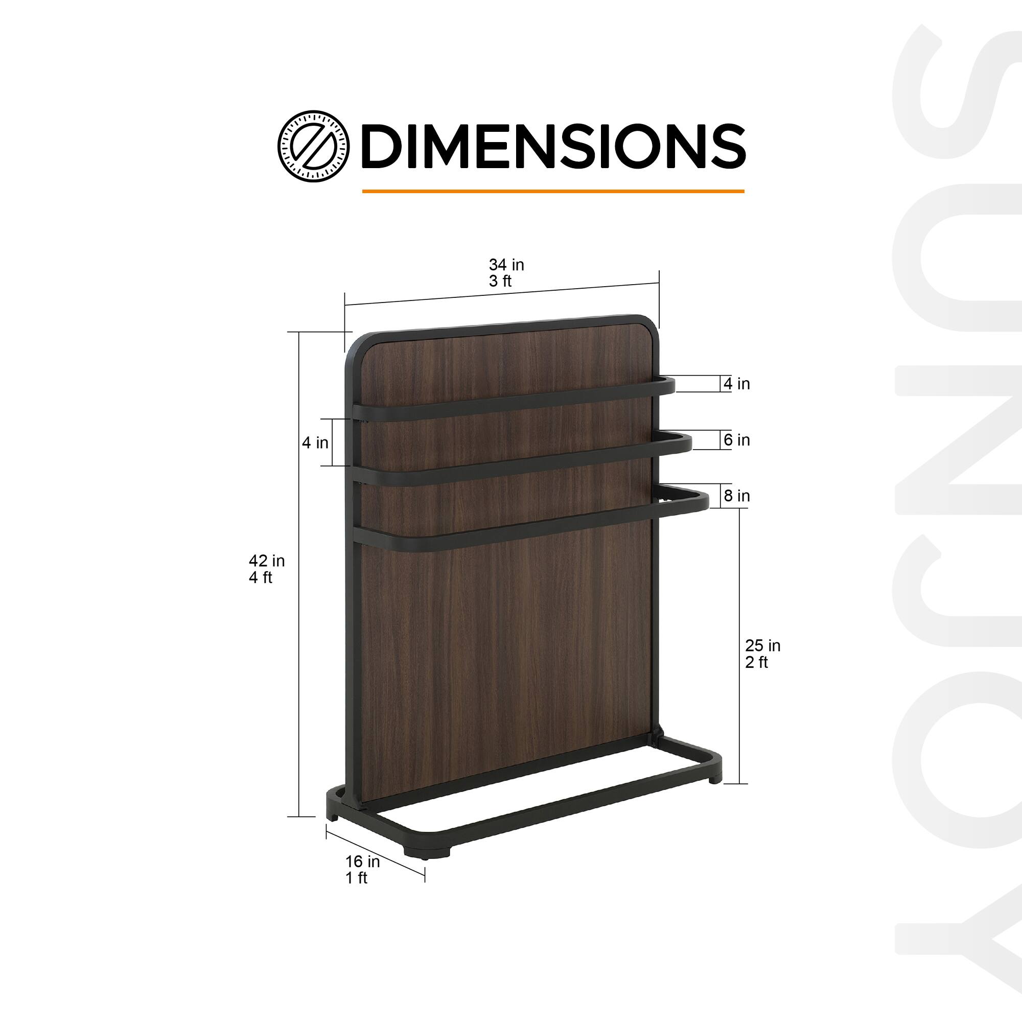 DIMENSIONS  
34 in  
3 ft 4 in  
4 in  
6 in  
8 in  
42 in  
4 ft  
16 in  
1 ft  
25 in  
2 ft  
SUNJOY