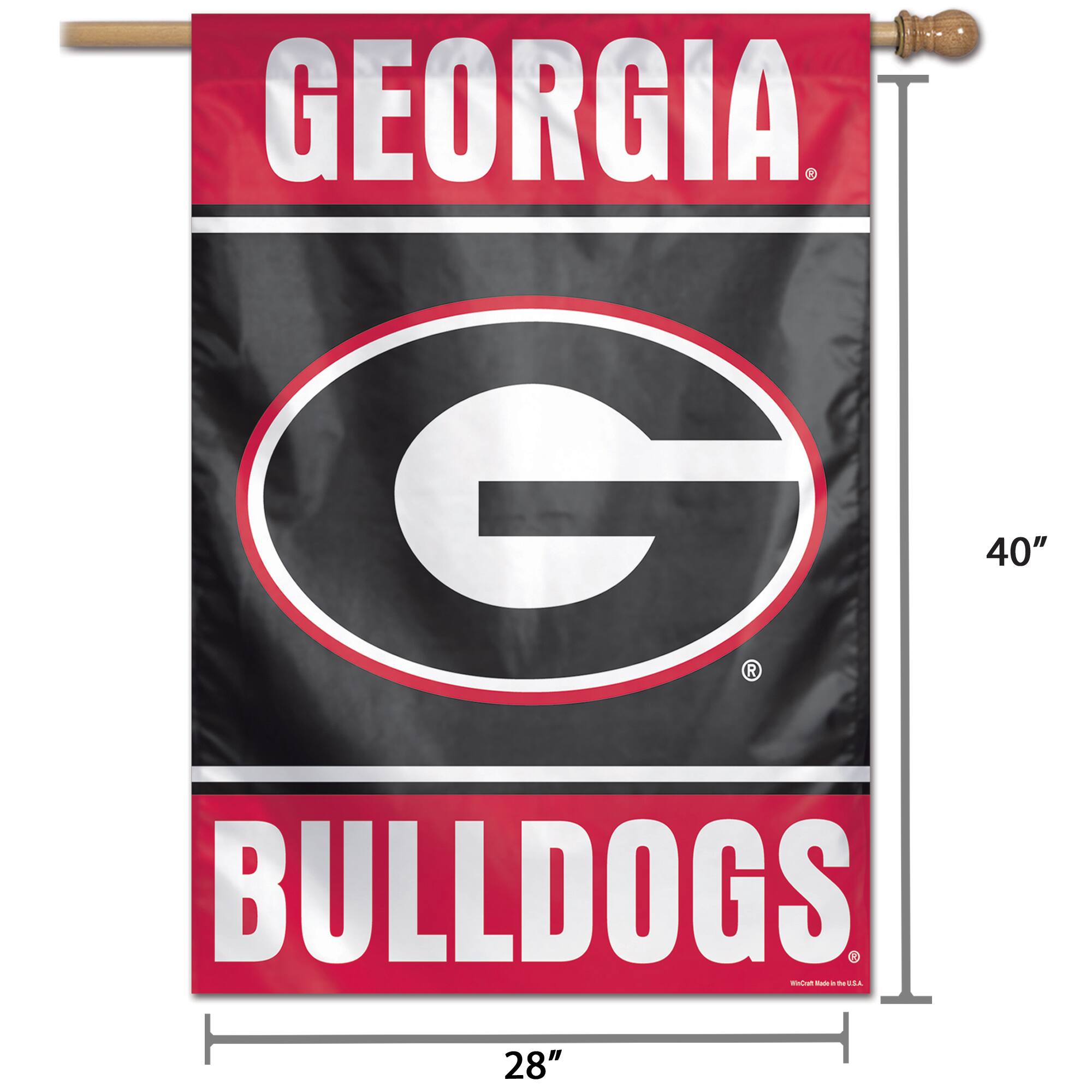 GEORGIA  
BULLDOGS  

40"  
28"
