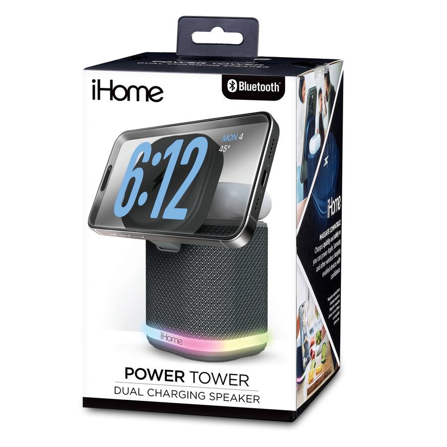 Wireless Charger Ihome Color Changing Bluetooth Ihome Color