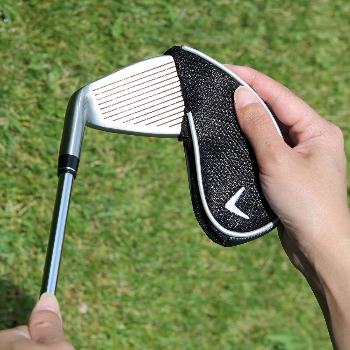 Alt View 3. Callaway - Callaway Golf Premium Iron Headcovers - Gray - Gray.