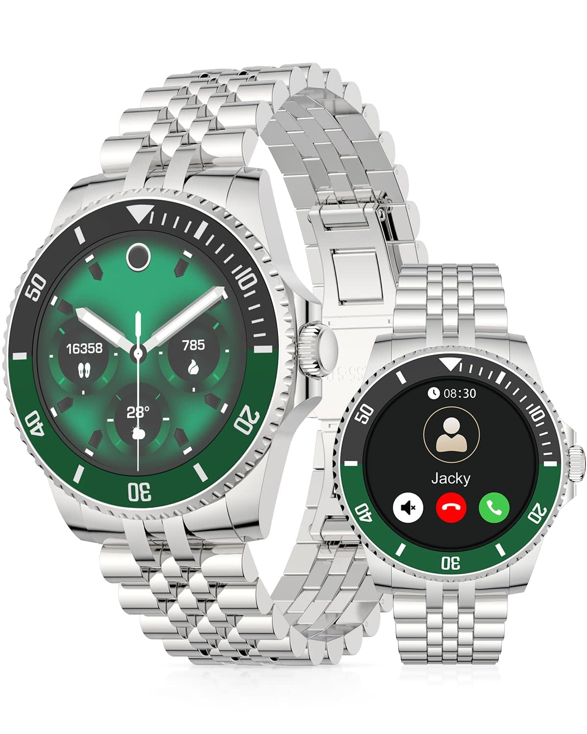 The Best Inks - Ai Smart Watch For Men Women -1.19" Luxury Smartwatch With Oxygen Call Heart Rate 100+ Exercise - Default