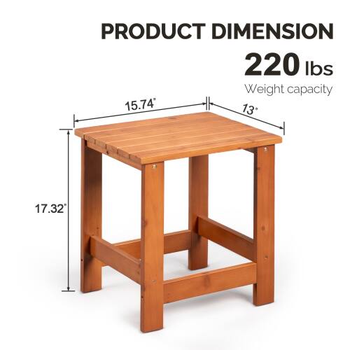 PRODUCT DIMENSION  
220 lbs Weight capacity  
15.74" x 13" x 17.32"