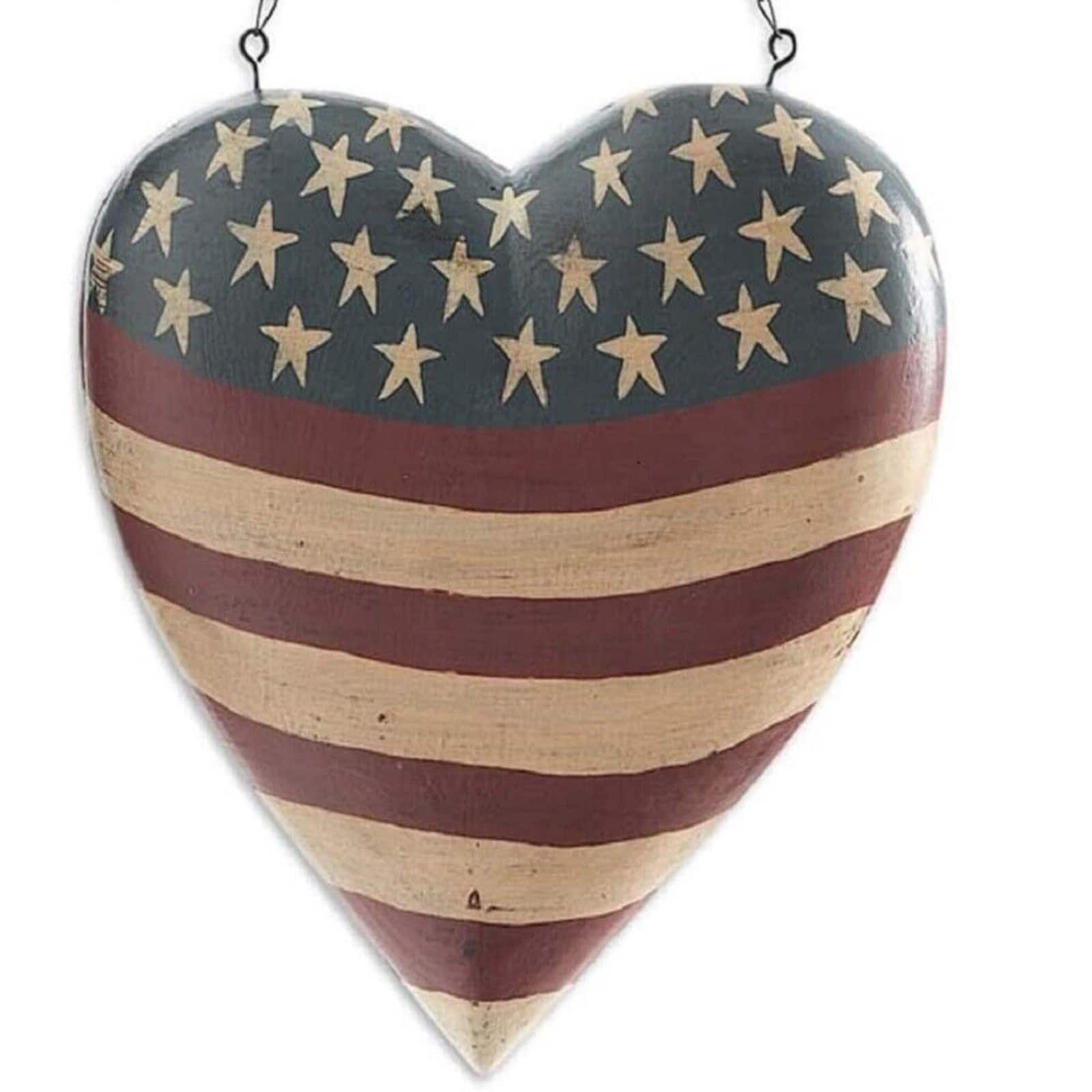 K&K Interiors - 15 Inch Americana Heart Arrow Replacement, Red/White/Blue - Arrow Hanger NOT included - Multicolor price history on PriceWatchPro