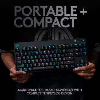 Logitech G PRO TKL Wired Mechanical GX Blue Clicky Switch Gaming Logitech G PRO TKL Wired Mechanical GX Blue Clicky Switch Gaming