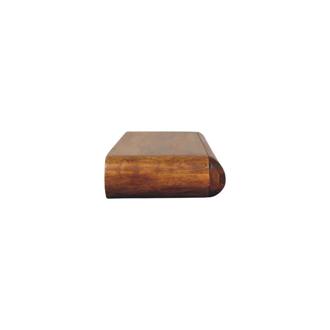 Alt View 7. Artisan Furniture - Artisan Furniture Solid Wood Solis Wall-Mounted Console - Brown.