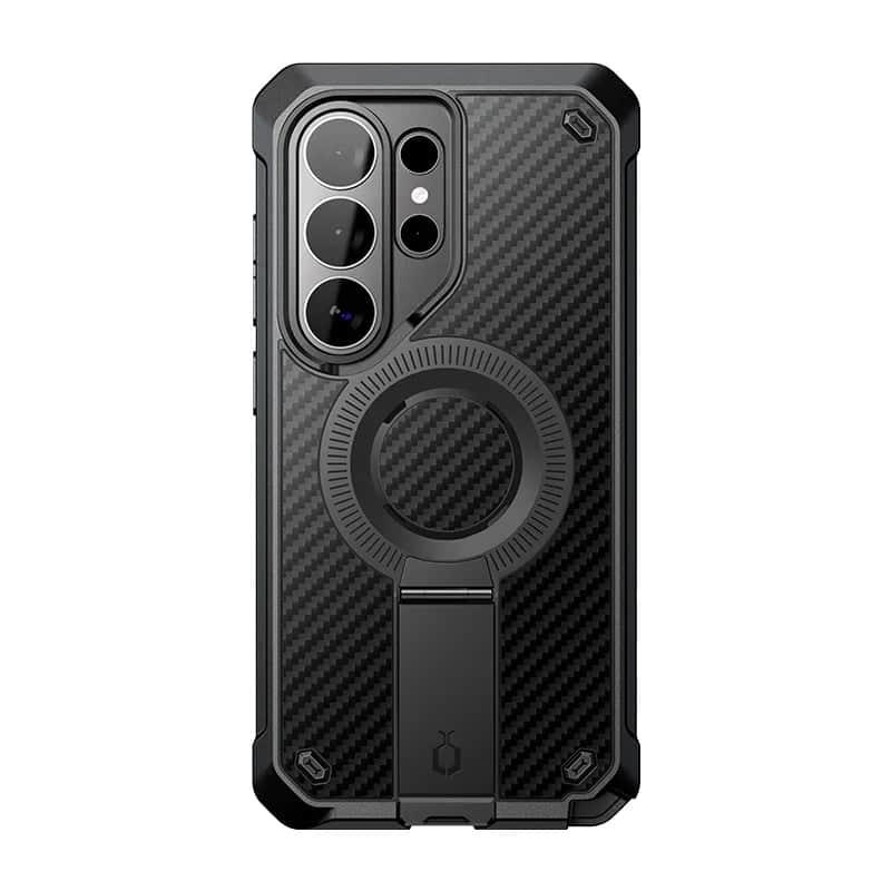 SUPCASE - Unicorn Beetle Pro Mag MagSafe Case for Samsung Galaxy S26 Ultra – Full-Body Protection with Screen Protector - Carbon Fiber