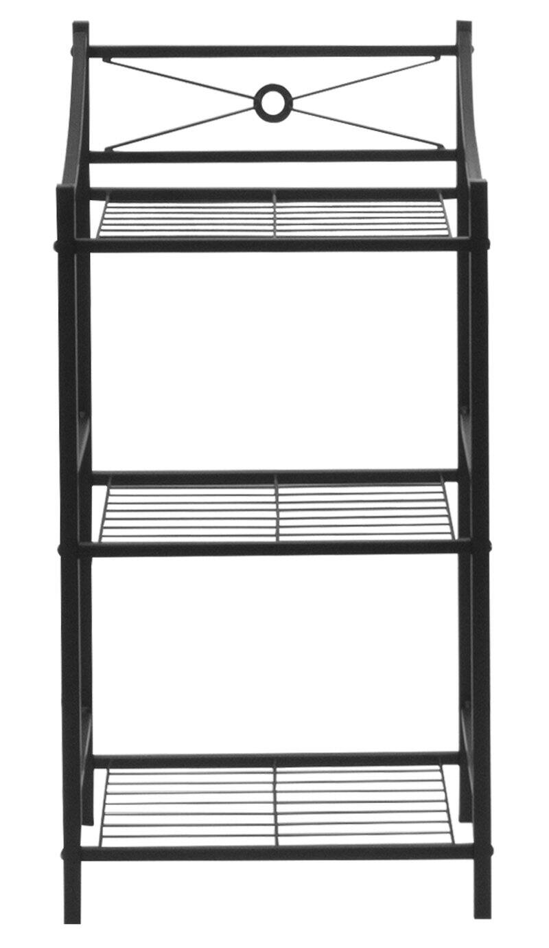 Alt View 2. Sorbus - Sorbus Bathroom Storage Shelf, 3-Tier Freestanding Toilet Storage Shelves, Display Bath Essentials, Planters - Black.