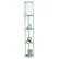 Alt View 15. Simple Designs - Round Etagere Storage Floor Lamp with 2 USB, 1 Outlet - Aqua.