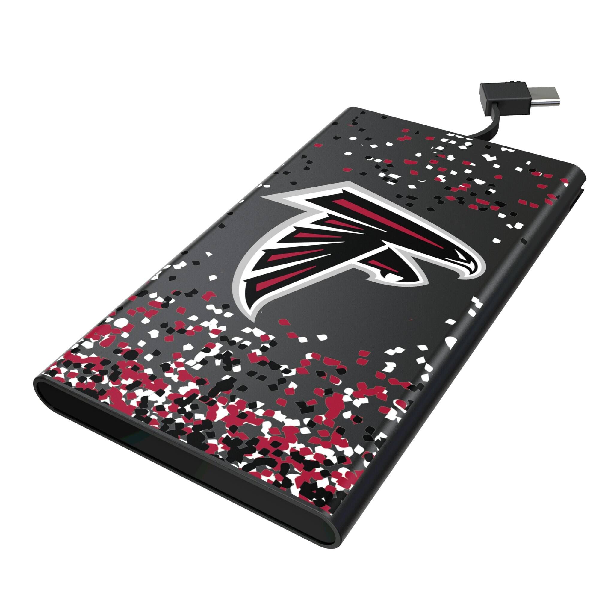 Keyscaper - Atlanta Falcons 5000mAh Flat Powerbank - Black