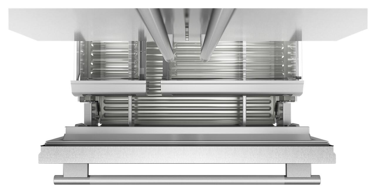 Alt View 4. KitchenAid - 20.8 Cu. Ft. Built-In French Door Bottom Mount Refrigerator - Stainless Steel with PrintShield Finish.