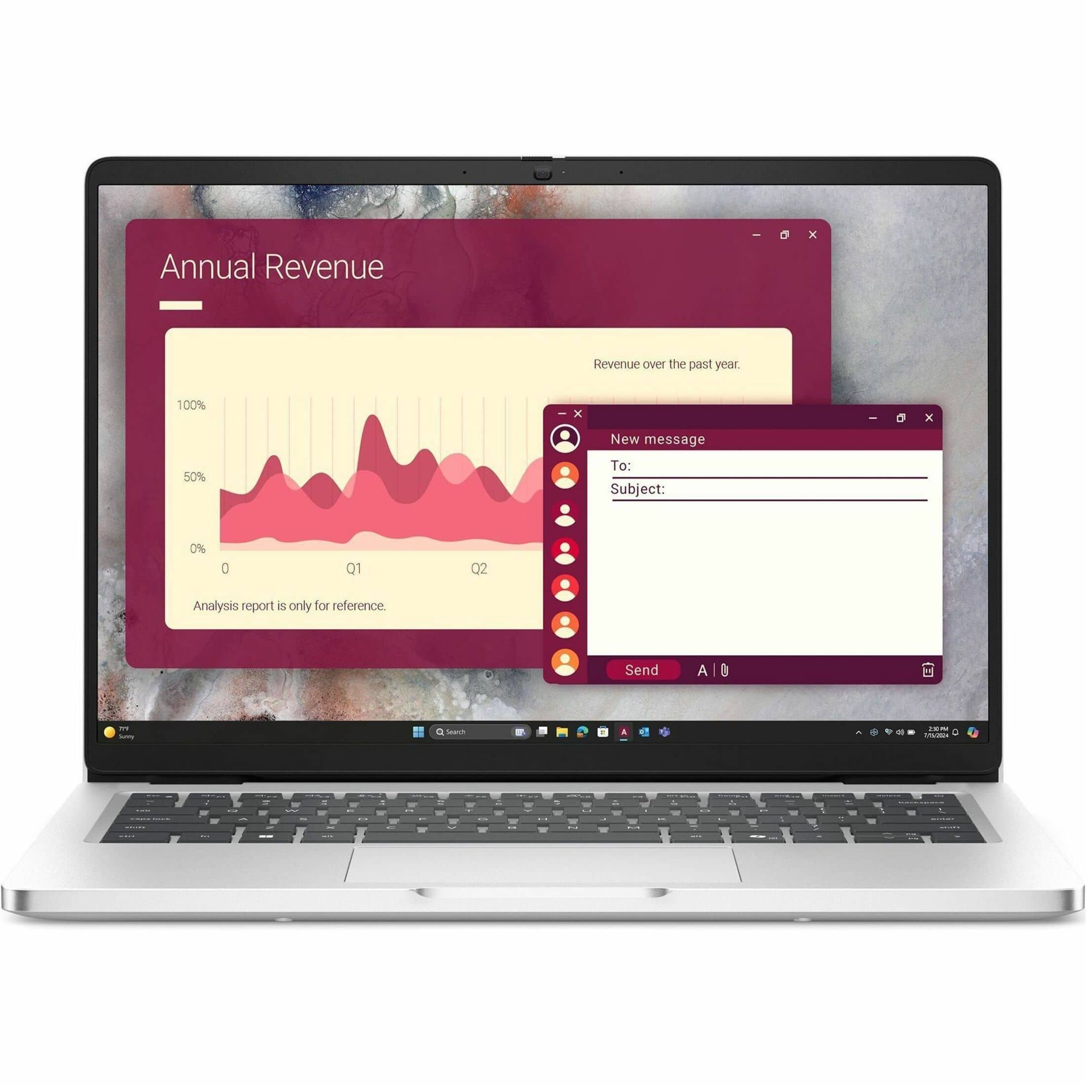 Dell - Pro 14 14" IPS LCD 1920 x 1200 (Full HD Plus) Laptop - Intel Core 7 with 16GB Memory - 256 GB SSD - Magnetite, Other