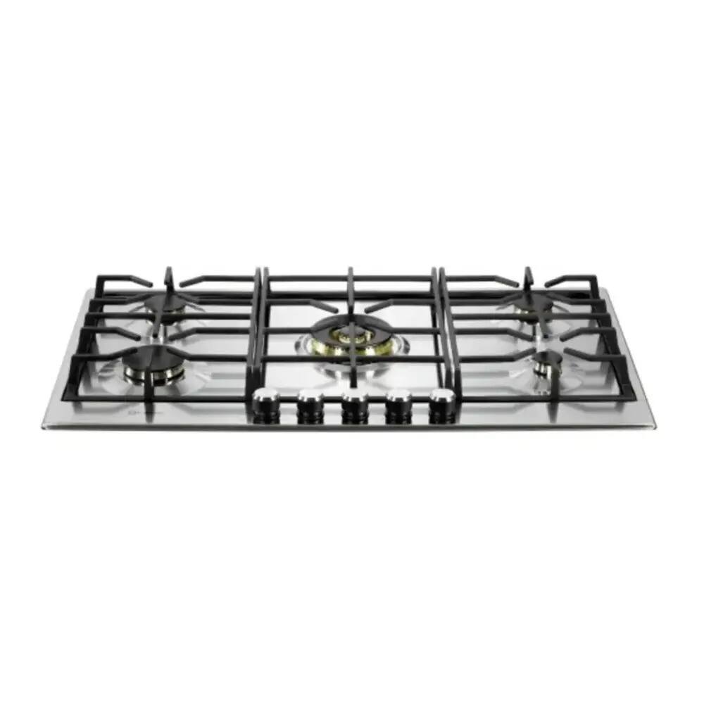 Alt View 1. Verona - Verona 36" Designer Gas Cooktop with 5 Sealed Burners in  Stainless Steel - Stainless Steel.