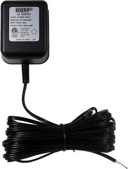 HQRP - 18 Volt AC Adapter for Smart Video Doorbells Nest Hello, Ring, Ring-2, Ring-3, Arlo, Zmodo, Eufy, 20ft Cable, Black