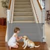 Front. VEVOR - Retractable Baby Gate, Extends to 72.8 inch Wide, 31.3 inch Tall, with Security Lock, Easy to Use.