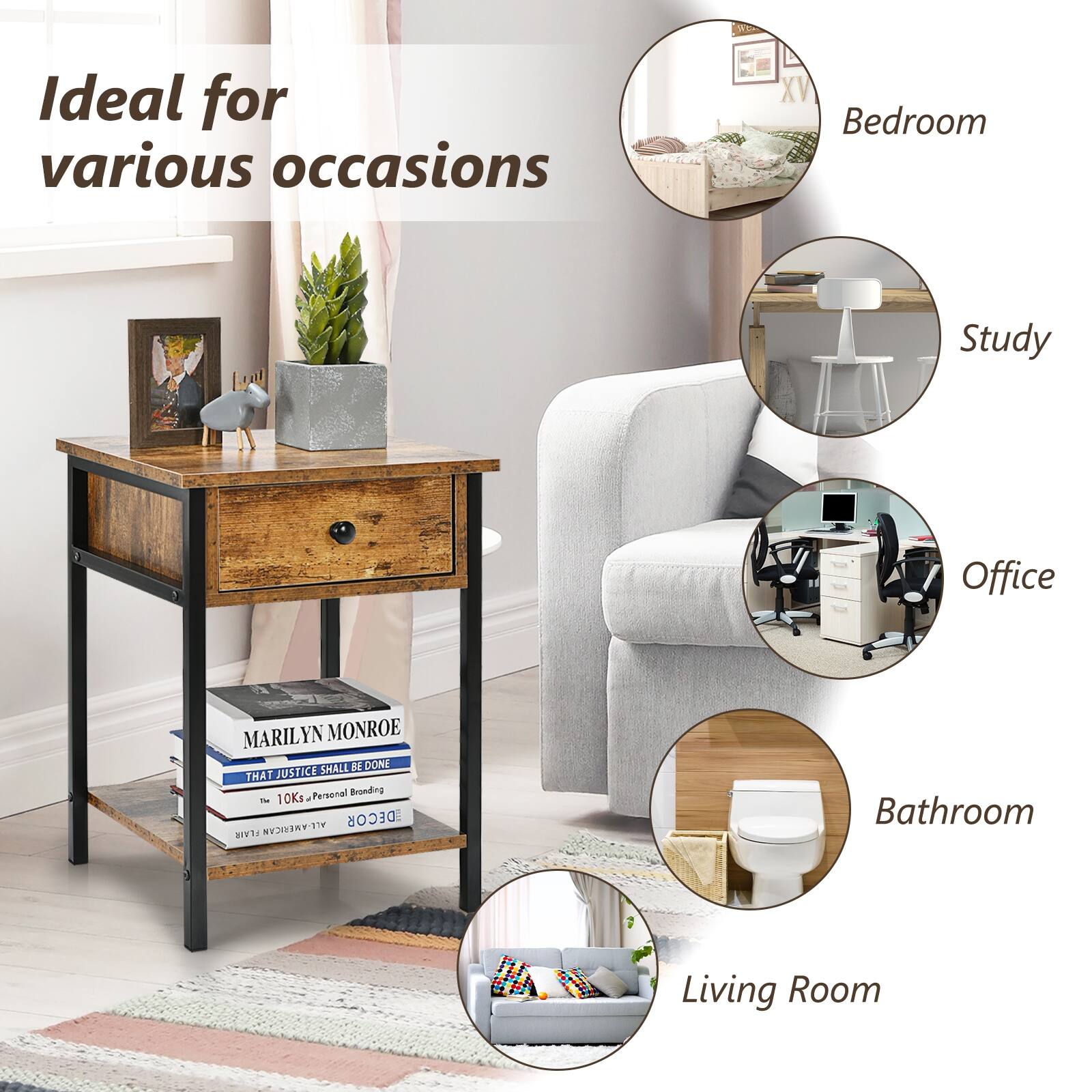 Ideal for various occasions

Bedroom
Study
Office
Bathroom
Living Room

MARILYN MONROE
THAT JUSTICE SHALL BE DONE
The 10ks Personal Branding
WAIMAJIA
EDECOR NIViI