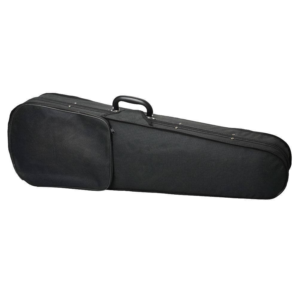 Back. Winado - Silver Gray Inside 4/4 Full Size Acoustic Violin Case Lightweight Portable Travel Carrying Bag, with Plush Lining.