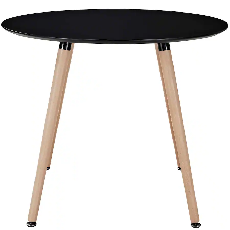 Track Round Dining Table by Modway Black EEI-1055-BLK - Best Buy