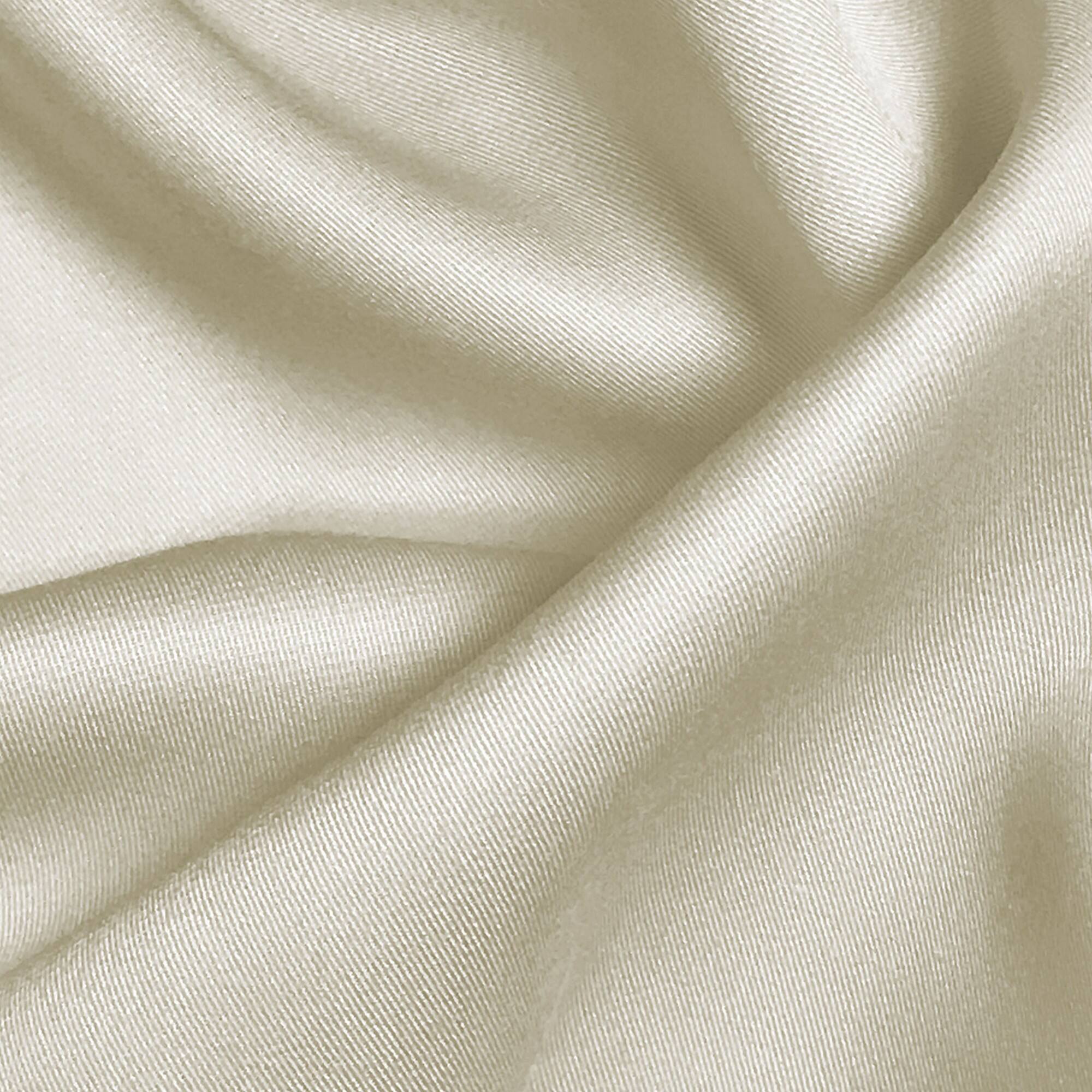 Alt View 6. BedVoyage - Luxury 100% viscose from Bamboo Fitted Sheet - Ivory.