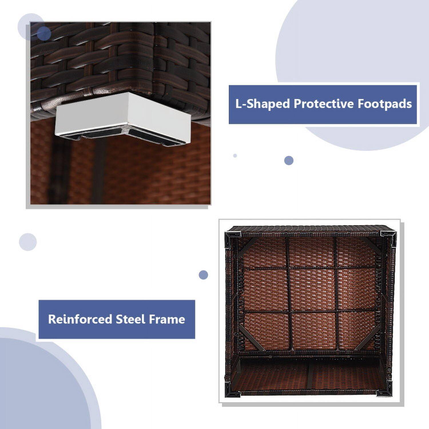 L-Shaped Protective Footpads  
Reinforced Steel Frame