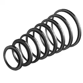Neewer - 8-Piece Step-Up Ring Set, 49-82mm