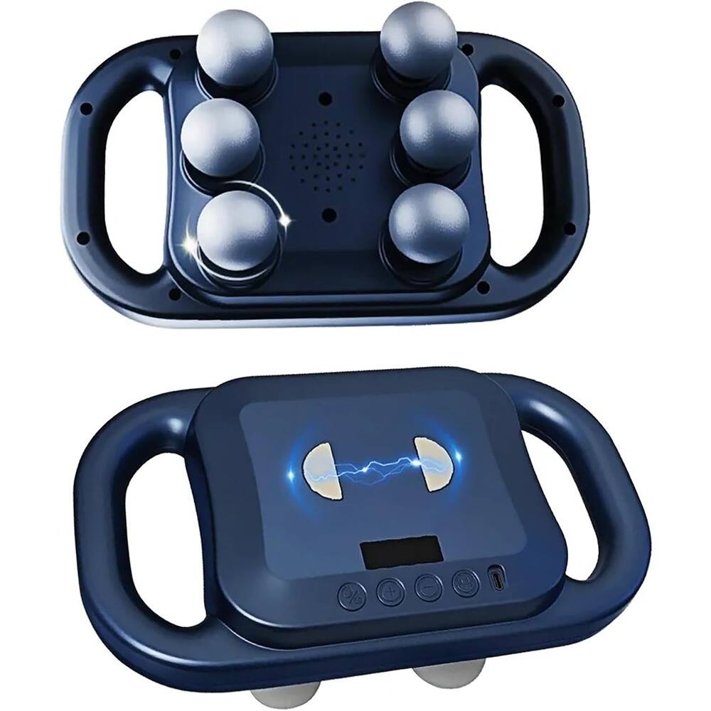 Front. Schertz - Deep Tissue Massage Gun – 6 Heads, Percussion, Full-Body.