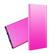 Front. Home Collection - 20000mAh Ultra-Thin Portable Power Bank with Dual USB Ports Hot Pink - Hot Pink.