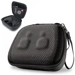 Fosmon - For Steam Controller Case, Universal PS5 Controller Case for Xbox & Nintendo Switch Carrying Case Protective Travel Case - Black
