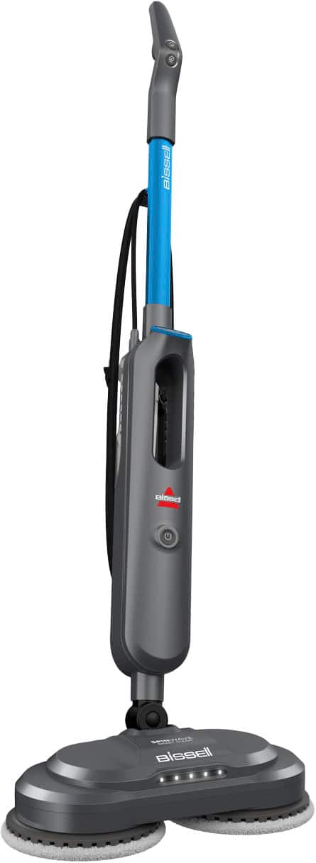 BISSELL - SpinWave SmartSteam Scrubbing & Sanitizing Spin Mop - Titanium - Front_Zoom