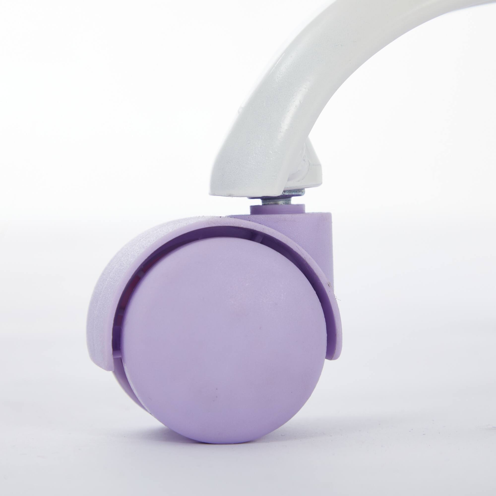 Alt View 5. GOODSILO - Faux Fur Swivel Office Chair with Ergonomic Design and Adjustable Height for Home Office or Vanity Use - Violet.