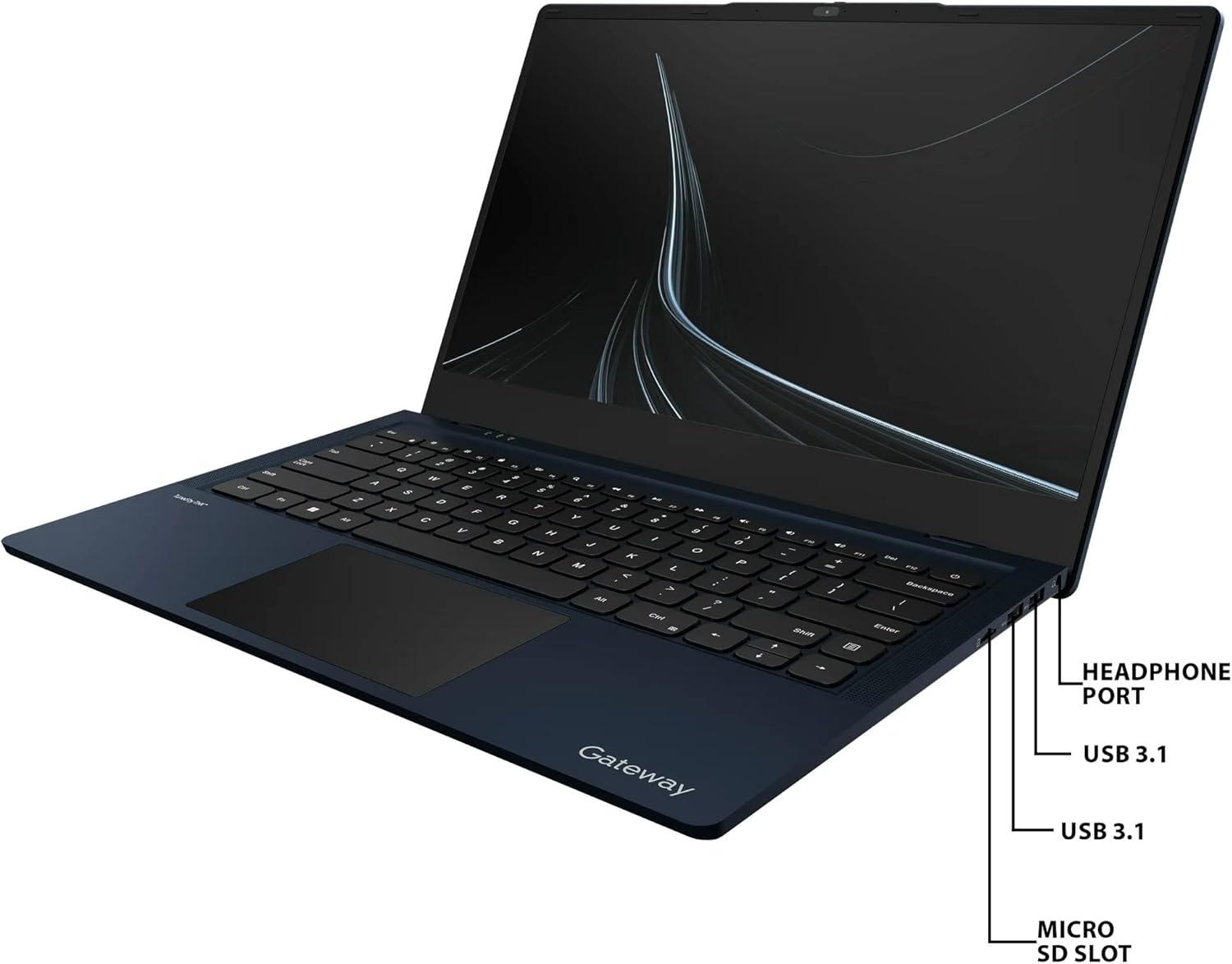 - HEADPHONE PORT
- USB 3.1
- USB 3.1
- MICRO SD SLOT