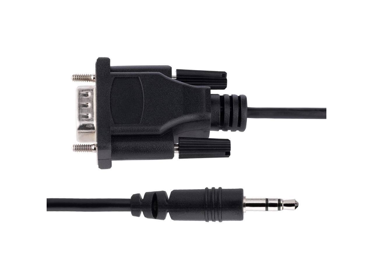 Alt View 7. StarTech.com - StarTech 3ft DB9 to 3.5mm Serial Cable for RS232 Configuration.