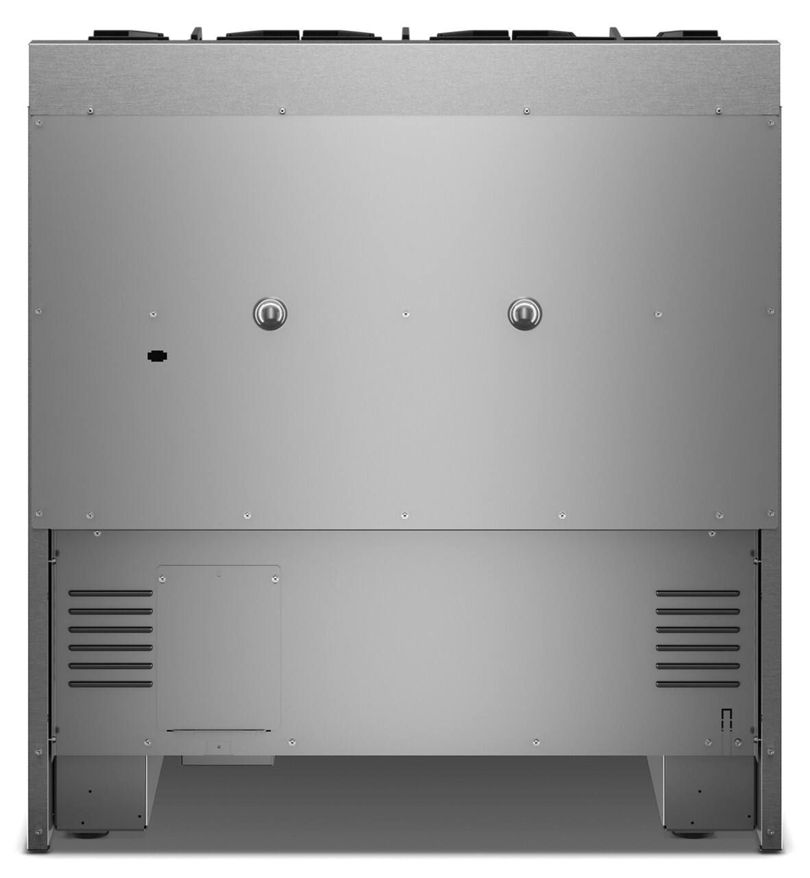 Back. KitchenAid - 5.1 Cu. Ft Commercial Gas Range with No Preheat Air Fry Mode and 6 Burner - Stainless Steel.