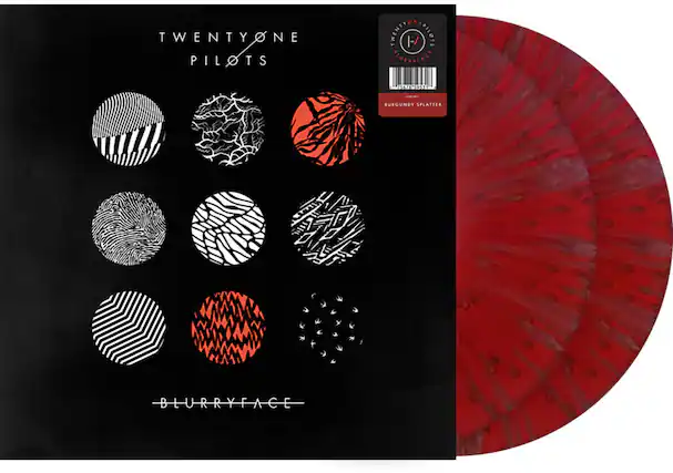 TWENTYONE PILOTS
BLURRYFACE
BURGUNDY SPLATTER
