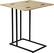 Alt View 14. Serta - Harton Rustic Expandable C Side Table - Natural Wood.