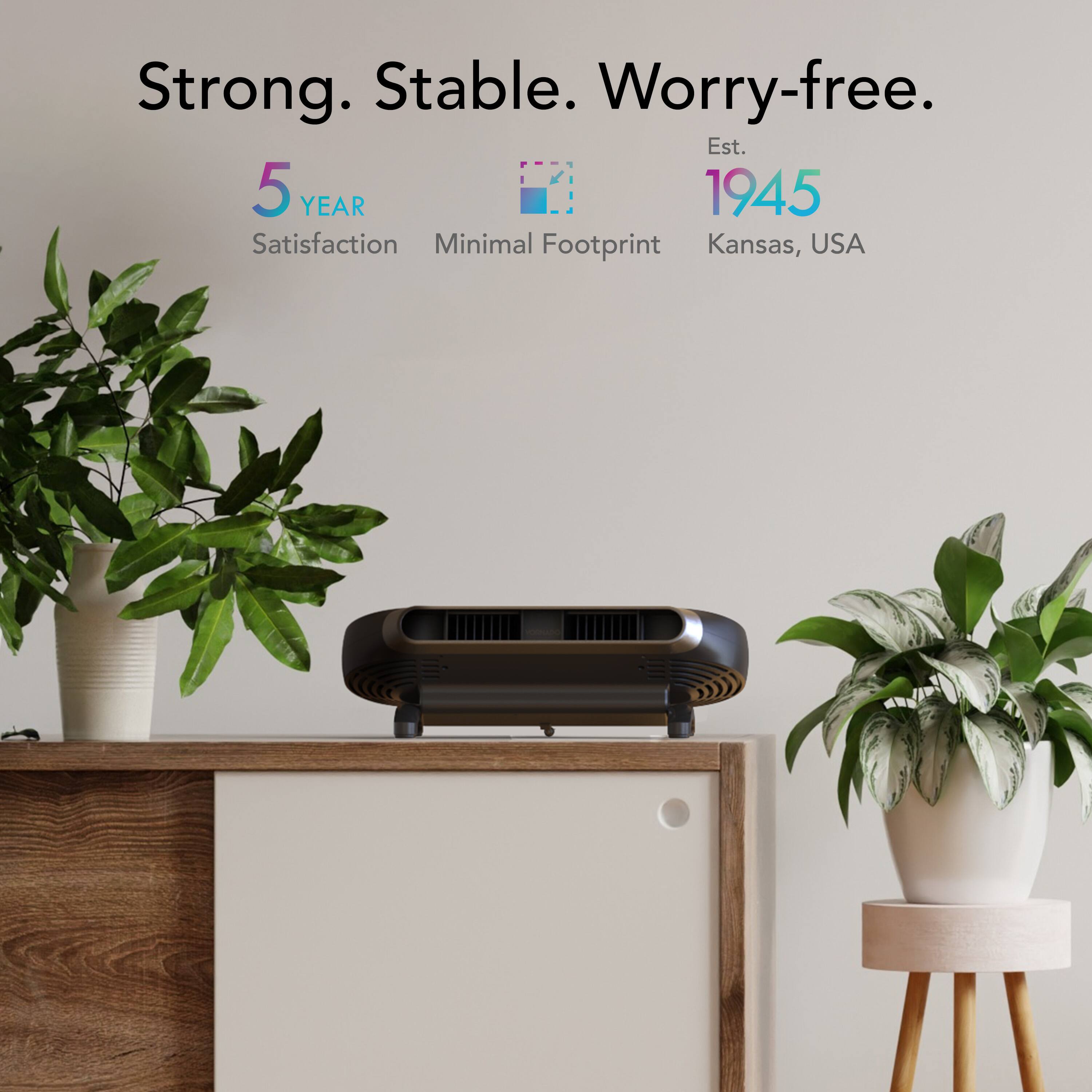 Strong, stable, worry-free. Est. 1945. Satisfaction. Minimal footprint. Kansas, USA.