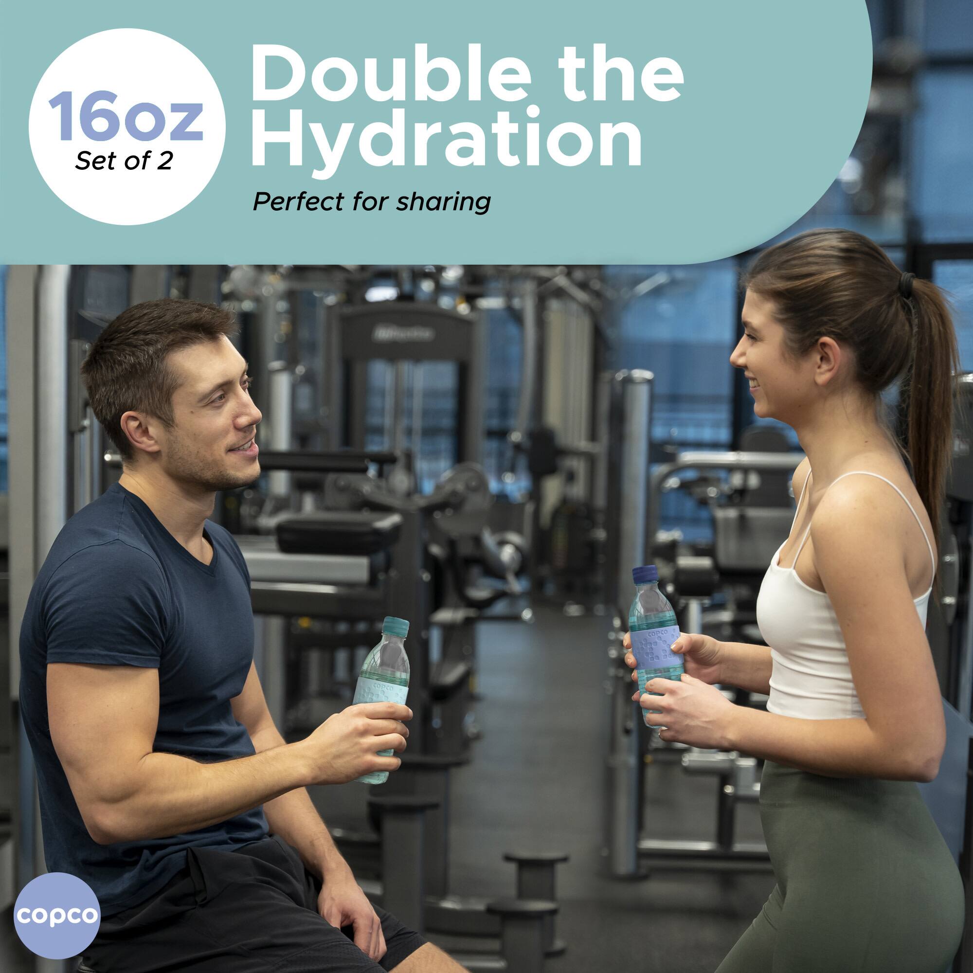 Double the 16oz Set of 2 Hydration  
Perfect for sharing  
copco