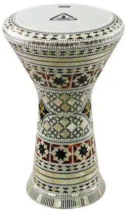 Tycoon Percussion - Pro Series Egyptian Sombaty Doumbek With 9-Inch Synthetic Head, Aluminum Body and Carry Bag